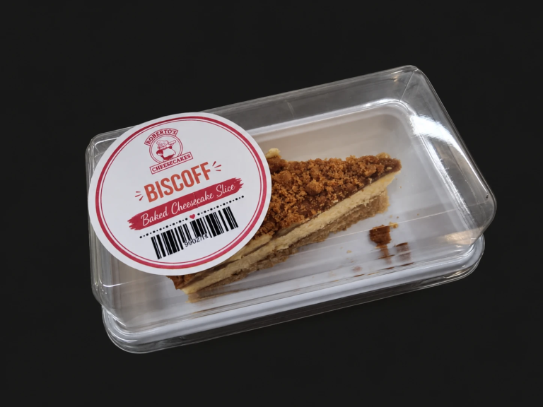 Biscoff cheesecake slice